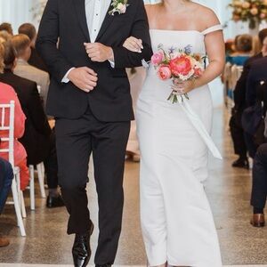 Blush Bella bridesmaid Amsale